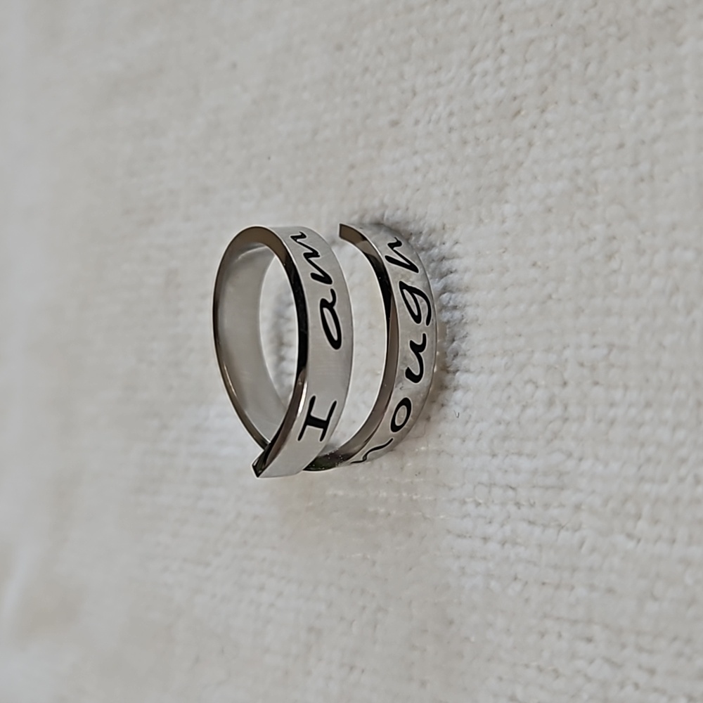 I am Enough Ring